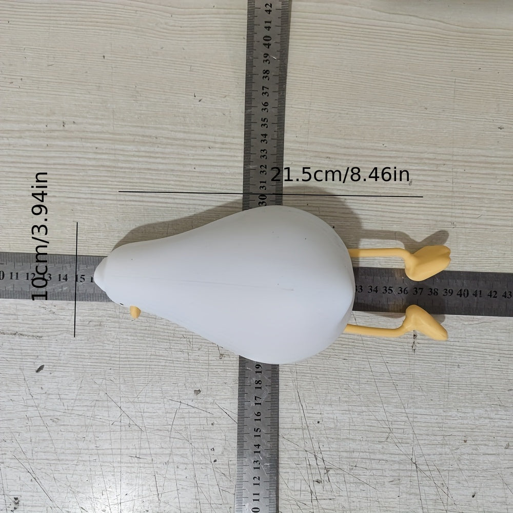 Lie flat duck nightlight bedroom charging children's sleep with sleep gift feeding Bedside lamp Creative siliconThe rubber patting light