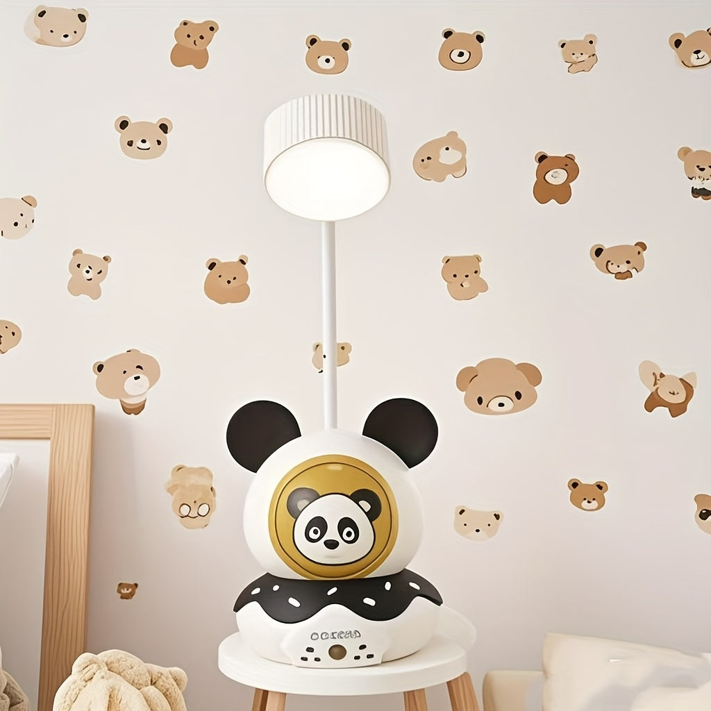 Creative Cute Cartoon Panda Night Light Student Desk Lamp Decoration Eye Protection Atmosphere Light