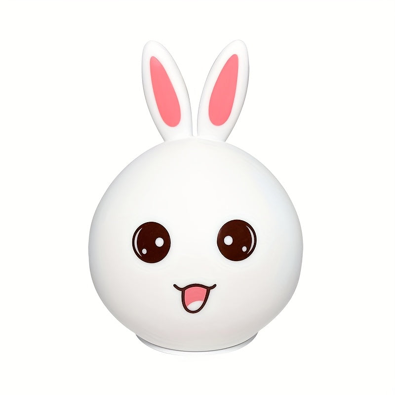 Shenzhi Tech Musical Bunny Night Light, Soft Light for Eyes, Multi-color Adjustable, USB Fast Charging
