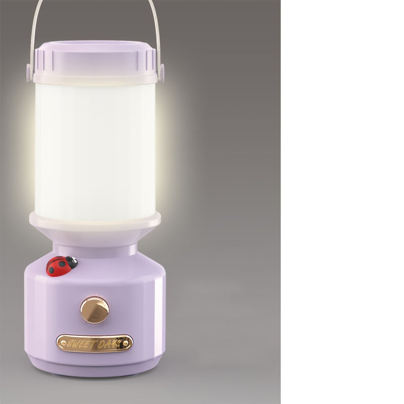 Ladybug Creative Lighting Bedside Reading Lamp, Emergency Light, Portable Charging Sleep LED Night Light, Reading Lamp, Portable Study Lamp For Dormitory
