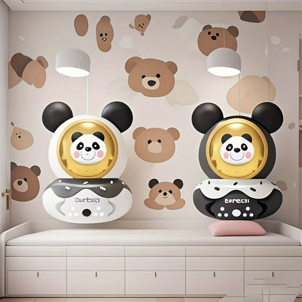 Creative Cute Cartoon Panda Night Light Student Desk Lamp Decoration Eye Protection Atmosphere Light