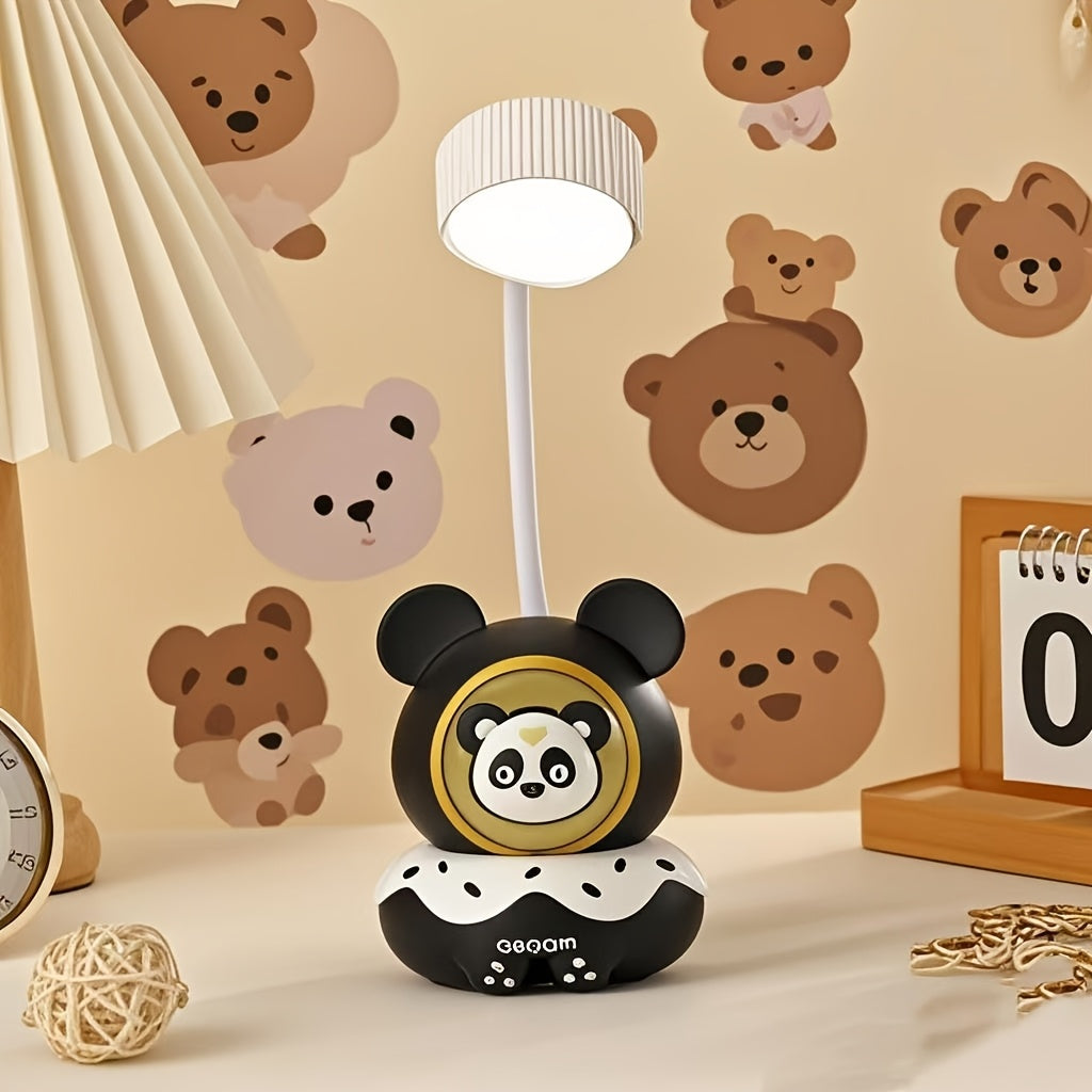Creative Cute Cartoon Panda Night Light Student Desk Lamp Decoration Eye Protection Atmosphere Light