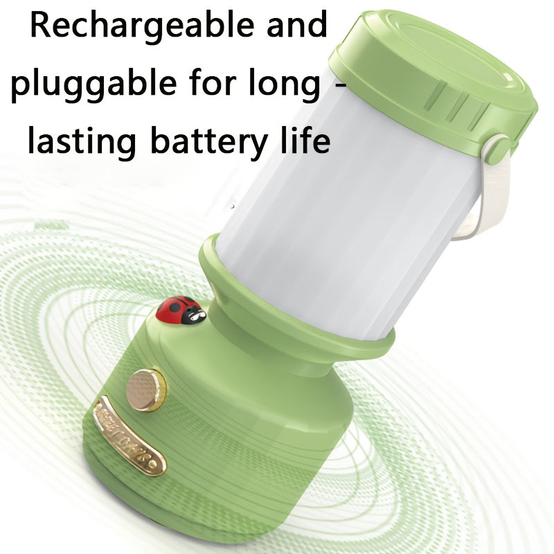 Ladybug Creative Lighting Bedside Reading Lamp, Emergency Light, Portable Charging Sleep LED Night Light, Reading Lamp, Portable Study Lamp For Dormitory