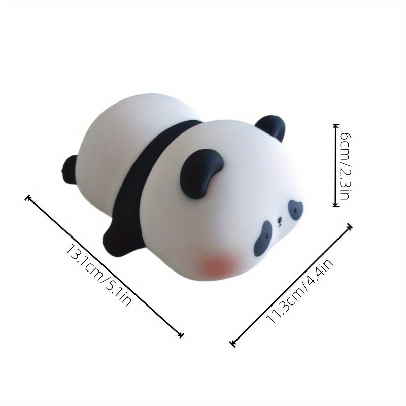 [Smart Panda Lamp] Smart Panda Silicone Lamp | USB Charging Sensor Night Light, 3-Level Brightness Timer, Automatic Shutdown, Bedside Sleep Light, Birthday Gift