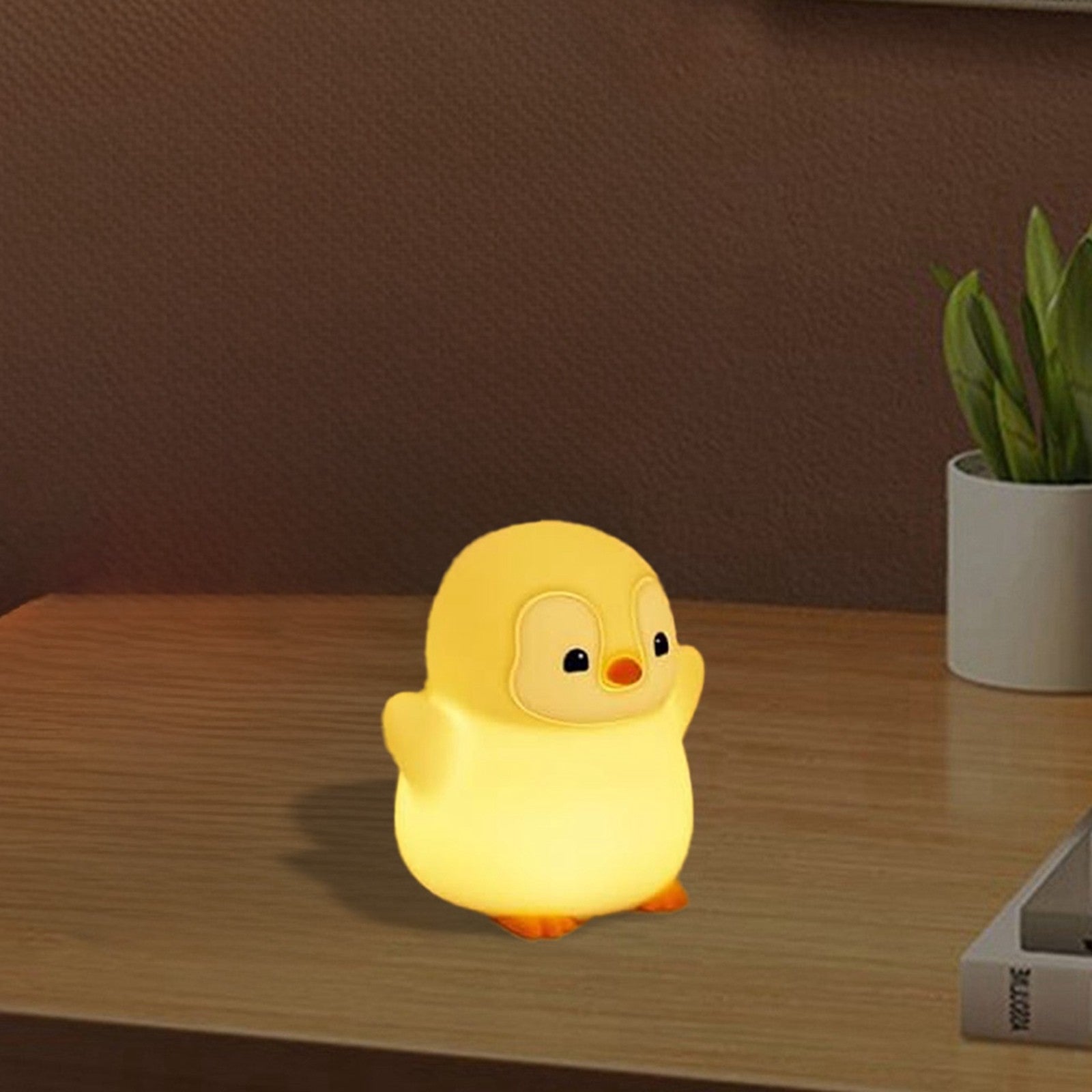 Cute Penguin Night Light - Bedside Lamp with Soft Glow, No Batteries Needed, Plug-in Desk Decor for Bedroom, Living Room, Office - Perfect Birthday or Halloween Decoration Gift for Penguin Lovers, Bedroom Lighting, Playful Design, Durable Construction,