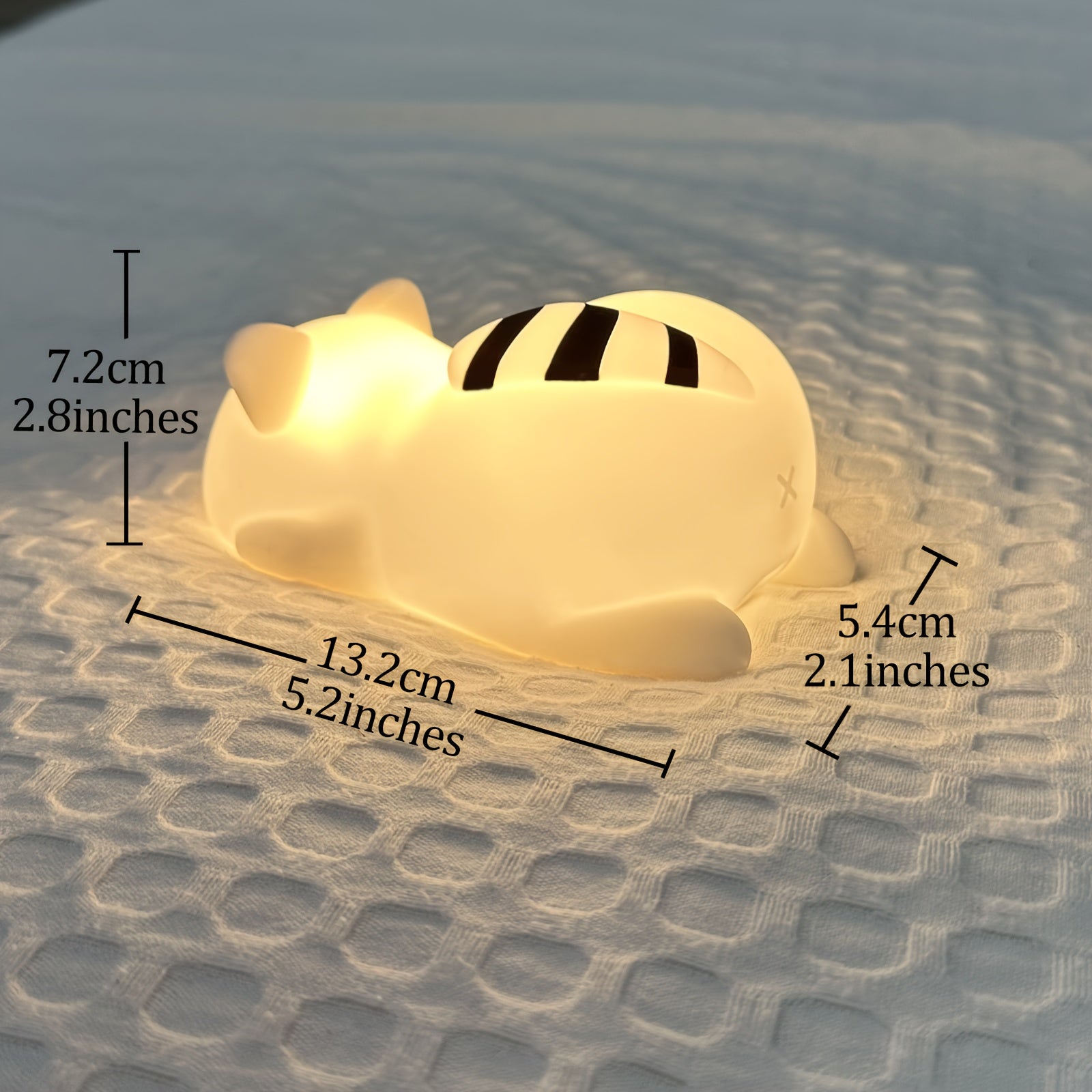 [Cute Raccoon Night Light] Cute Raccoon Night Light For Kids | Dimmable Rechargable Led Lamp Baby Nursery Bedroom Table Desk Lamp | Cool Stuff Fun Kawaii Room Decor Aesthetic Novelty Accessories, Gift For Women Home Decor Easter Gift