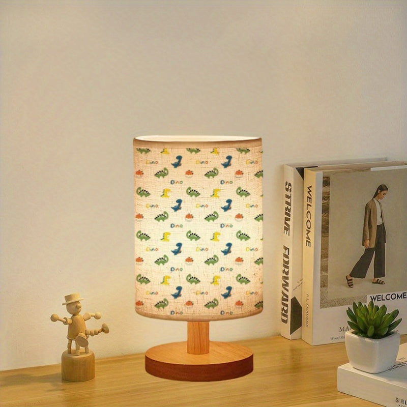 1pc Dinosaur Pattern Table Lamp - USB-Powered Soft Light for Dorms, Living Rooms & Bedrooms, Cute Cartoon Dinosaur Design with Warm Glow, Perfect for Home Decor and Cozy Atmosphere, Dinosaur Room Decor