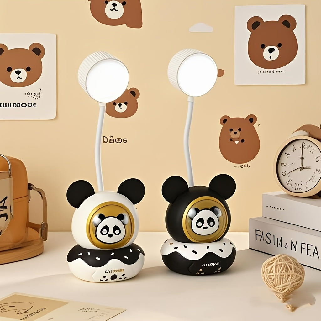 Creative Cute Cartoon Panda Night Light Student Desk Lamp Decoration Eye Protection Atmosphere Light