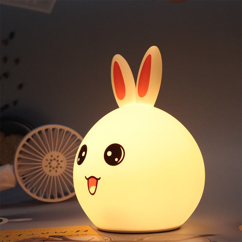 Shenzhi Tech Musical Bunny Night Light, Soft Light for Eyes, Multi-color Adjustable, USB Fast Charging