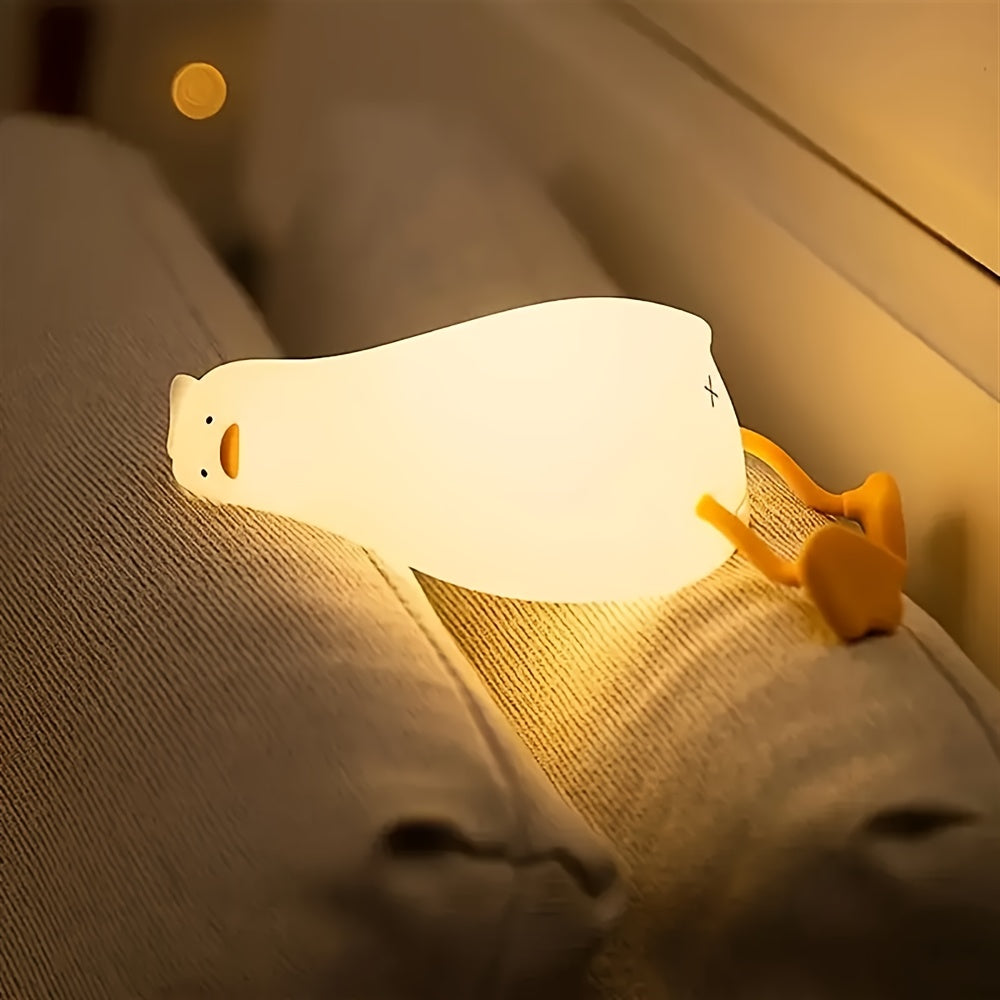 Duck Bedroom cartoon creative silicone pat light bedside light sleep night light