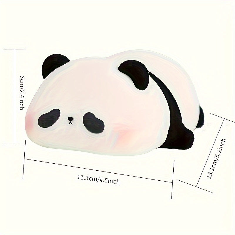[Cute Panda Light] 1 Cute Panda Light - Soft Light, Three Level Dimming, USB Charging, Room Decoration, Birthday, Christmas, Halloween, Thanksgiving Gifts, YETHKE
